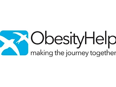 A logo for obesity help focused on cosmetic surgeries.