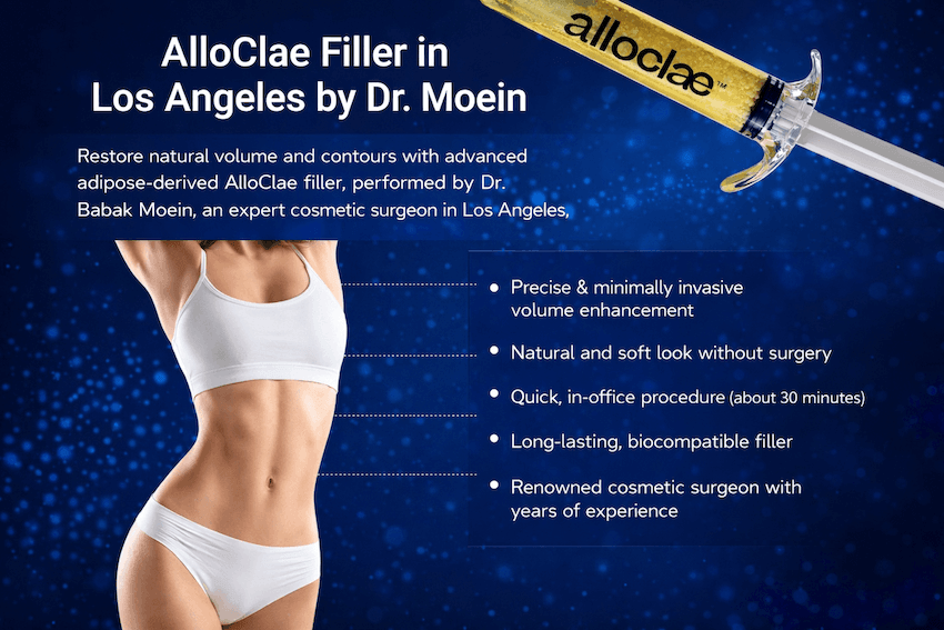 AlloClae Filler- Cosmetic Surgeon Dr. Moein in Los Angeles