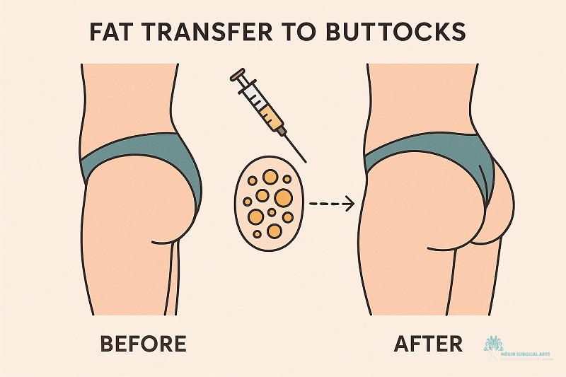 Fat Transfer to Buttocks Cost in LA by Dr. Moein