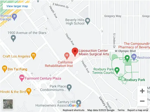 A google map showing the location of a park.