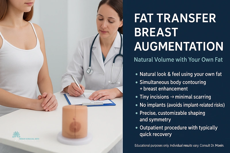 Why Choose Dr. Moein for Fat Transfer Breast Augmentation