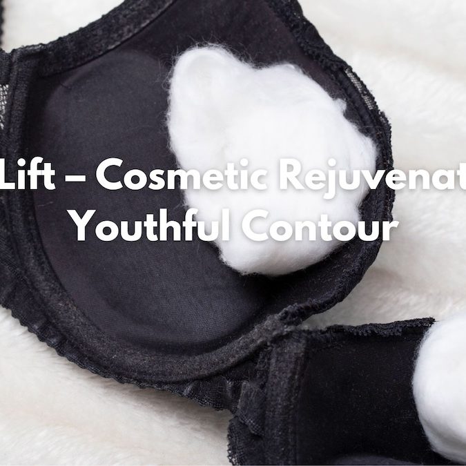 Breast lift cosmetic rejuvenation for youthful contour.