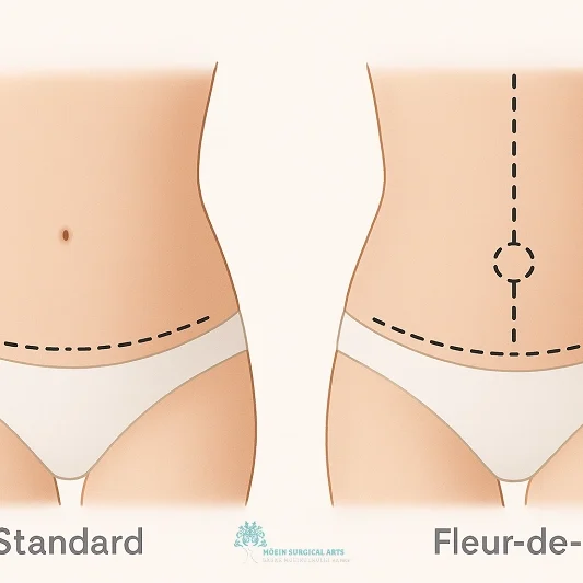 Fleur-de-Lis Tummy Tuck vs. Standard Tummy Tuck