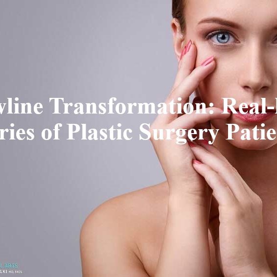Real-life stories of jawline transformation from plastic surgery patients.