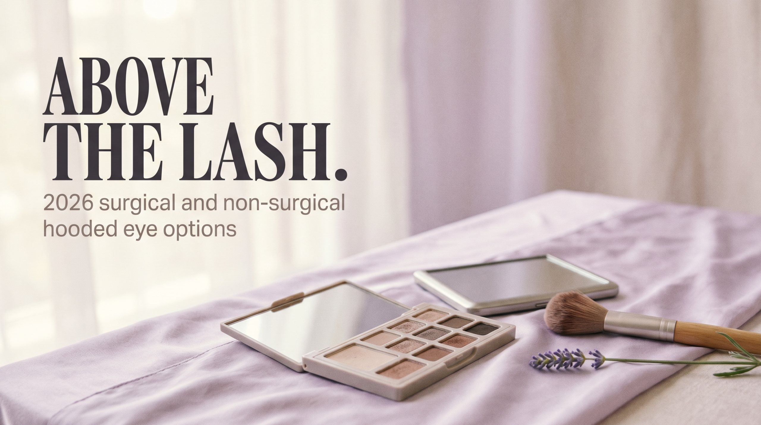 Above the Lash - 2026 hooded eyes options, by Dr. Babak Moein, Moein Surgical Arts Los Angeles