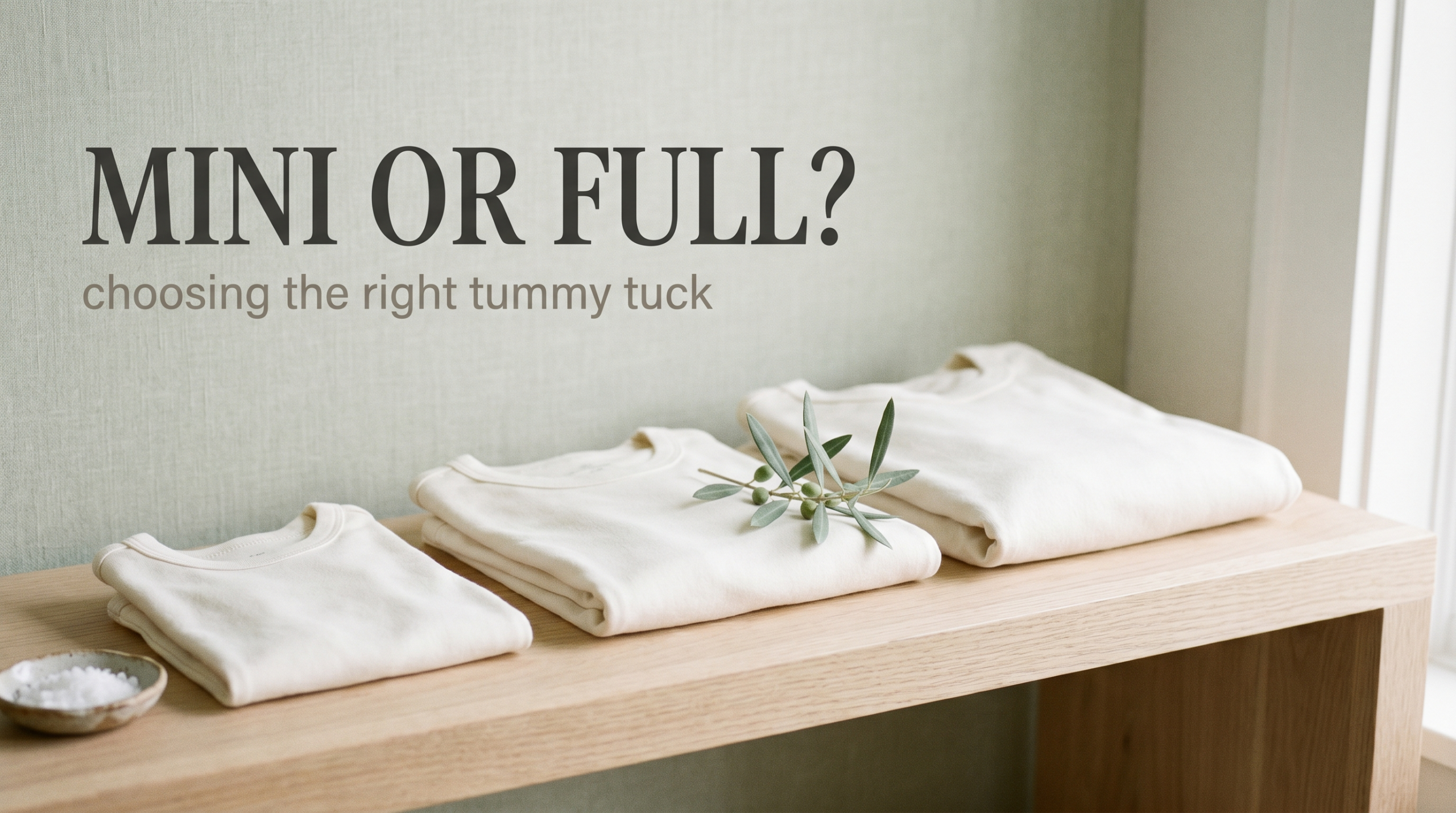 Mini or Full - choosing the right tummy tuck, by Dr. Babak Moein, Moein Surgical Arts Los Angeles