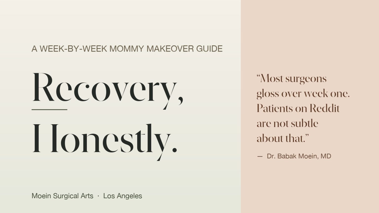 Makeover Week Mommy Makeover Recovery Week by Week: An Honest Timeline From a Los ...