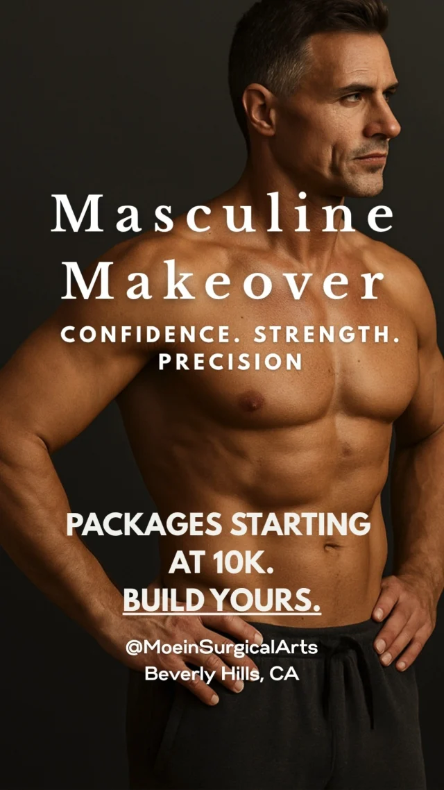 LA’s best-kept secret for men who refuse to fade — Dr. Babak Moein’s Masculine Makeover. Confidence. Precision. Power. Redefined.
.
Schedule your personalized consultation and create your Masculine Makeover procedure package.
Call 424-433-4607 M - F 8am to 7pm | Sat & Sun 10am to 3pm.
.
.
.
.
#MoeinSurgicalArts #lafitness #lamen #beverlyhills #LADads #LACosmeticSurgery #hollywood #westhollywood #LAGYM #masculinemindset #AlphaVibes #GAYLA