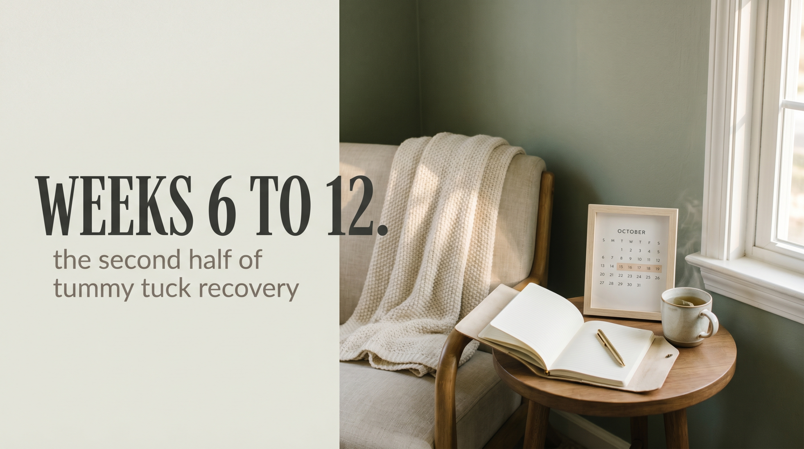 Weeks 6 to 12 - the second half of tummy tuck recovery, by Dr. Babak Moein, Moein Surgical Arts Los Angeles