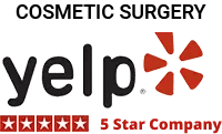 Yelp logo with a graphic of five red stars underneath, labeled "5 Star Company" in the footer.