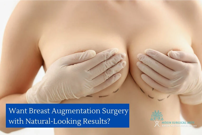 Breast augmentation with natural-looking results.