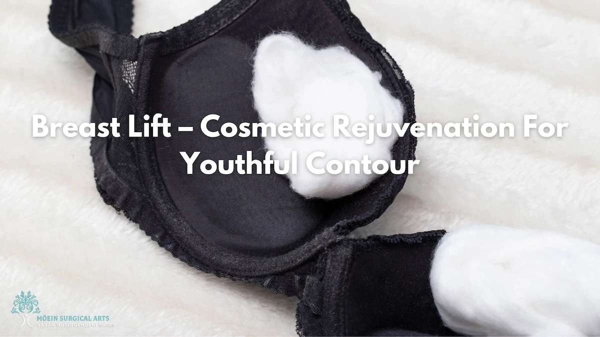 Breast lift cosmetic rejuvenation for youthful contour.